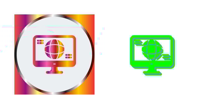 Monitor Vector Icon