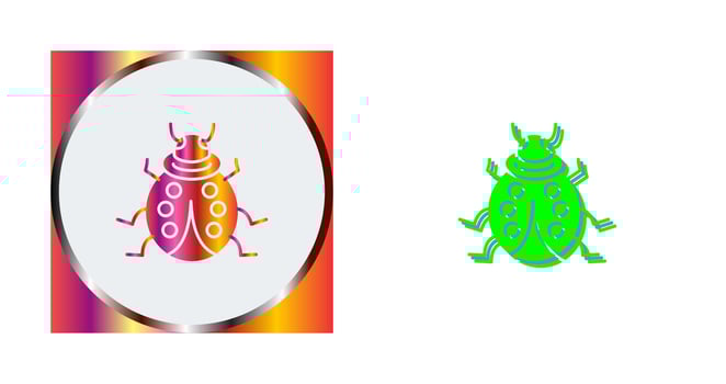 Ladybug Vector Icon