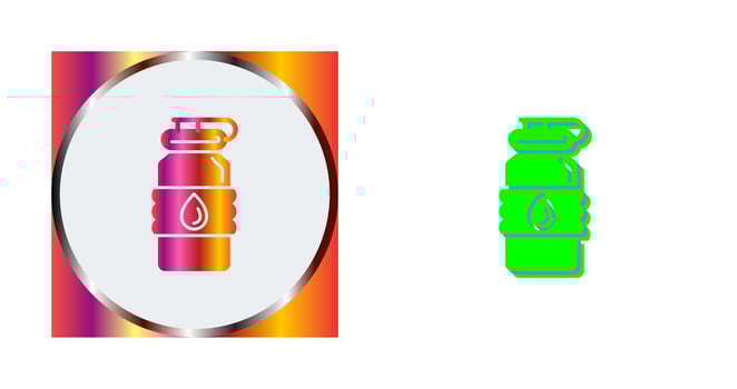 Water Bottle Vector Icon