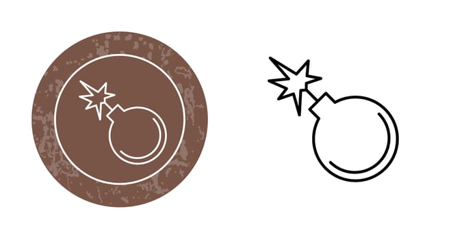 Danger of Explosion Vector Icon