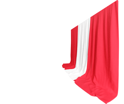 Peru Flag Curtain in 3D Rendering called Flag of Peru png