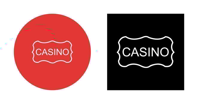 Casino Sign Vector Icon