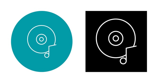 Music CD Vector Icon