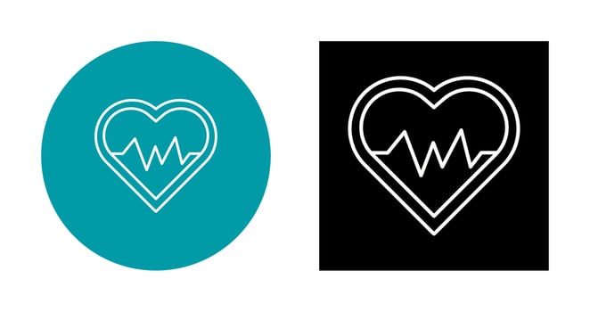 Heart Beat Vector Icon