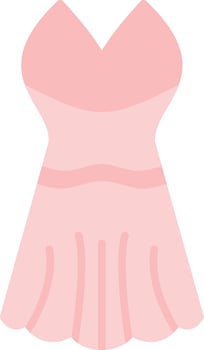 Cocktail Dress Vector Icon