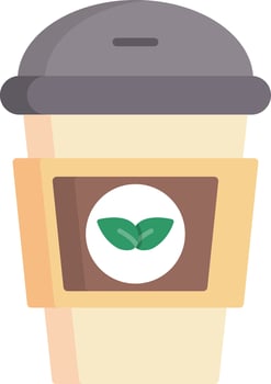 Mint Coffee Vector Icon