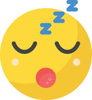 Sleepy Face Vector Icon