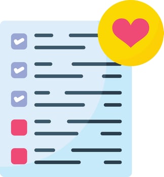 Wishlist Vector Icon