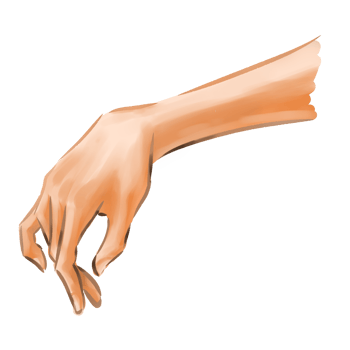 Hand sketch action png