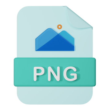 png filename extension 3d icon