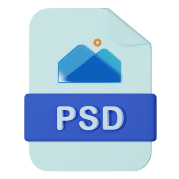 psd filename extension 3d icon png