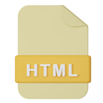html filename extension 3d icon png