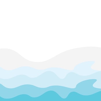 Abstract Water wave design background vector