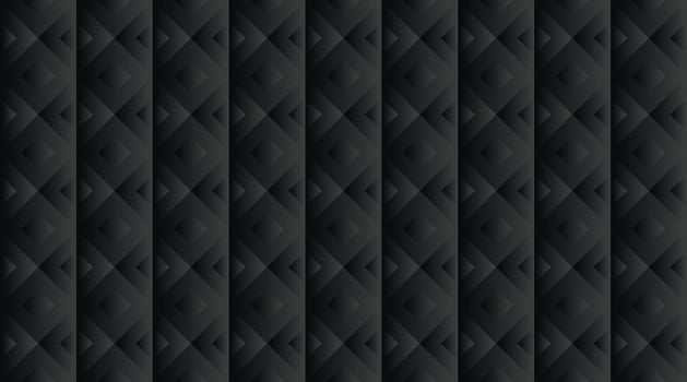 Abstract black geometric background pattern design vector