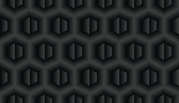 Abstract black geometric background pattern design vector
