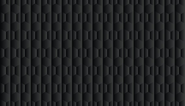 Abstract black geometric background pattern design vector