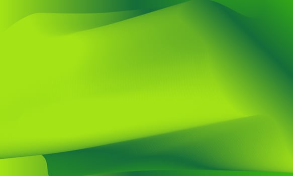 Green abstract fluid wave. Modern poster with gradient 3d flow shape. Design for the cover or landing page vector
