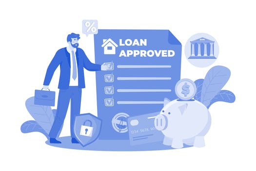 Insurance companies protect individuals and businesses from financial loss with policies. vector