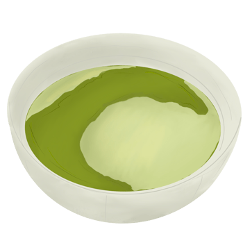 Hot green tea png