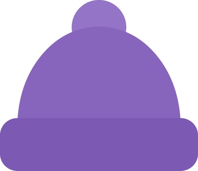 Beanie icon vector for winter event. Beanie icon for cold season graphic resource. Beanie for icon, symbol, winter or Christmas celebration. Winter clothes to keep the body warm