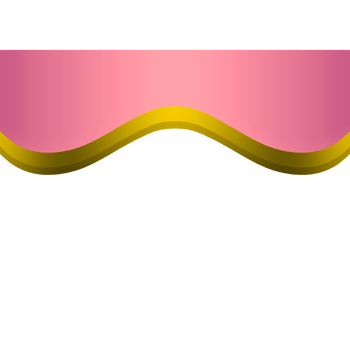Gold Border Frame Design on pink gradient background. png
