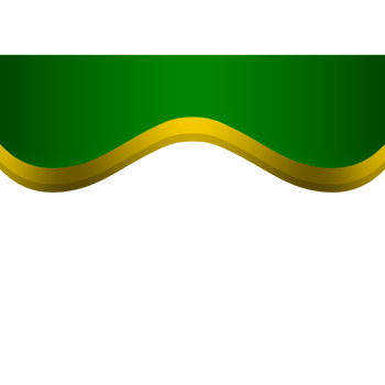 Gold Border Frame Design on green gradient background. png