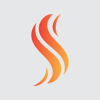 S Iconic logo design vector