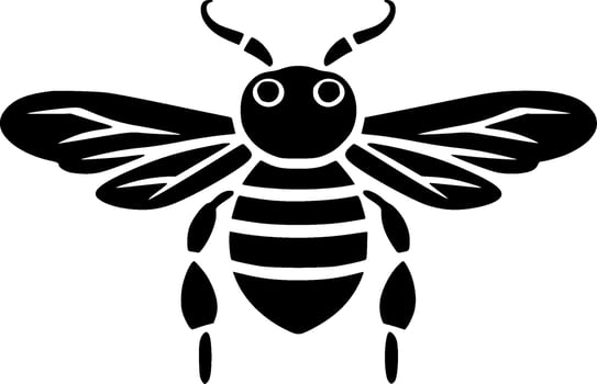 Bee - High Quality Vector Logo - Vector illustration ideal for T-shirt graphic