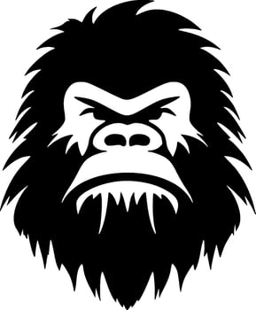 Bigfoot - Minimalist and Flat Logo - Vector illustration