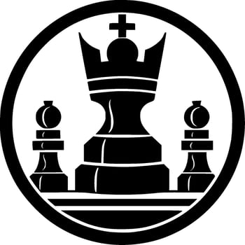 Chess - High Quality Vector Logo - Vector illustration ideal for T-shirt graphic
