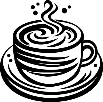 Coffee, Minimalist and Simple Silhouette - Vector illustration