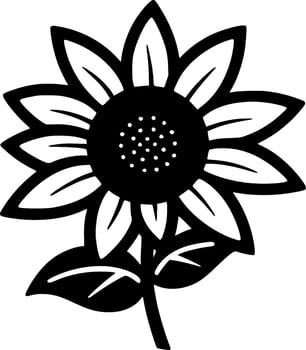 Flower - High Quality Vector Logo - Vector illustration ideal for T-shirt graphic