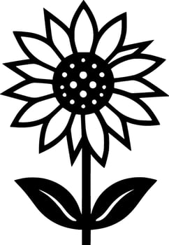 Flower - High Quality Vector Logo - Vector illustration ideal for T-shirt graphic