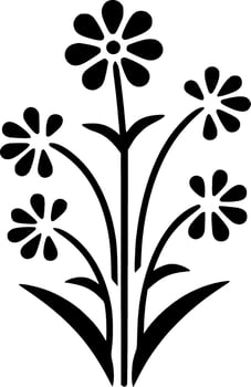 Flowers - High Quality Vector Logo - Vector illustration ideal for T-shirt graphic