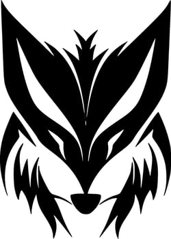 Fox, Minimalist and Simple Silhouette - Vector illustration