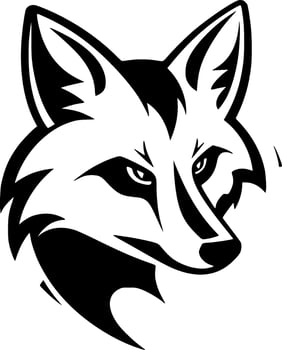Fox, Minimalist and Simple Silhouette - Vector illustration