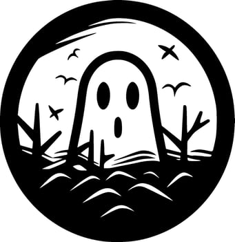 Halloween, Minimalist and Simple Silhouette - Vector illustration