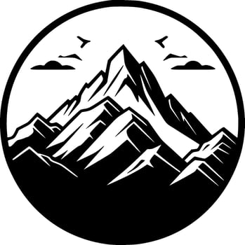 Mountain - High Quality Vector Logo - Vector illustration ideal for T-shirt graphic