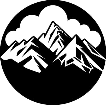 Mountain - Minimalist and Flat Logo - Vector illustration