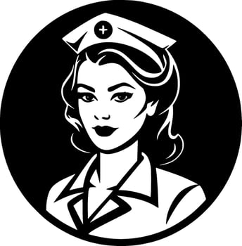 Nurse - High Quality Vector Logo - Vector illustration ideal for T-shirt graphic