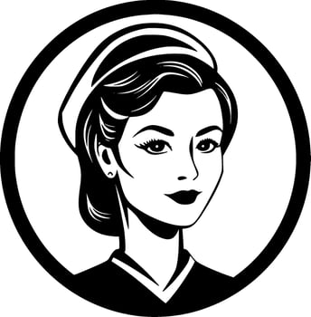 Nurse - High Quality Vector Logo - Vector illustration ideal for T-shirt graphic