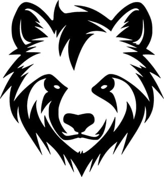 Panda - Minimalist and Flat Logo - Vector illustration