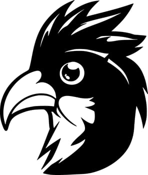 Parrot, Minimalist and Simple Silhouette - Vector illustration