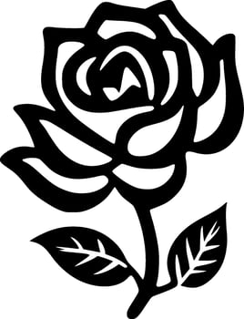 Rose - High Quality Vector Logo - Vector illustration ideal for T-shirt graphic