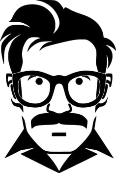 Teacher - Minimalist and Flat Logo - Vector illustration