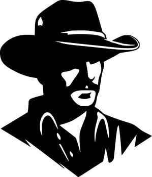 Western - High Quality Vector Logo - Vector illustration ideal for T-shirt graphic