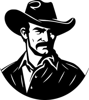 Western - High Quality Vector Logo - Vector illustration ideal for T-shirt graphic