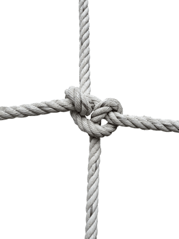 Rope knot, transparent background png