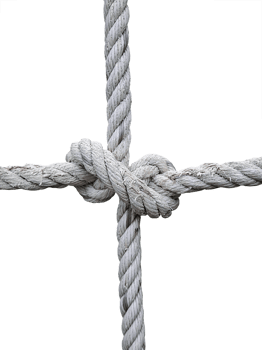 Rope knot, transparent background png