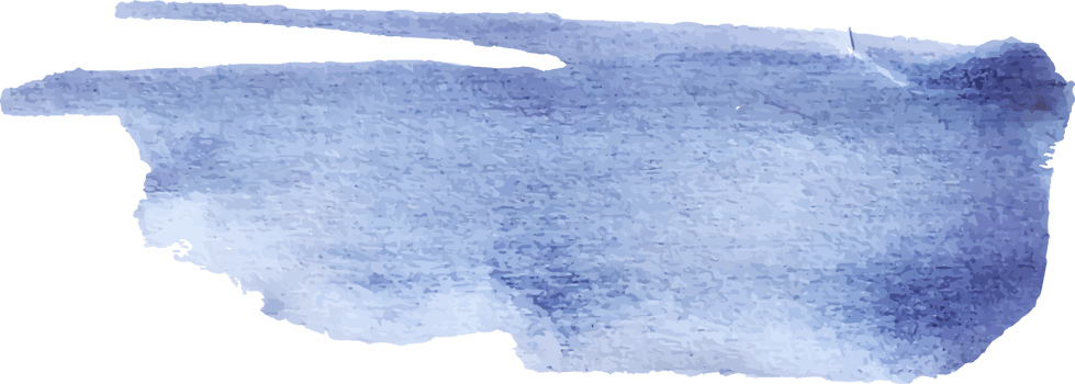 blue watercolor brush stroke element png